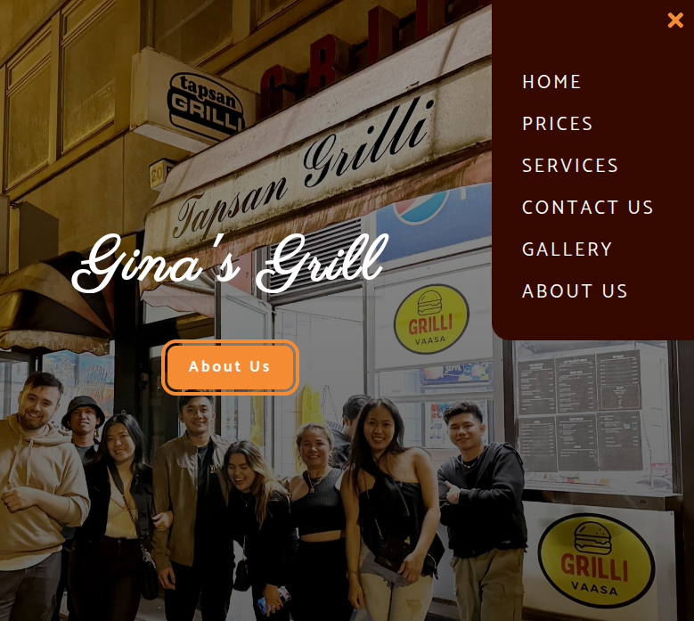 Gina's Grill screenshot