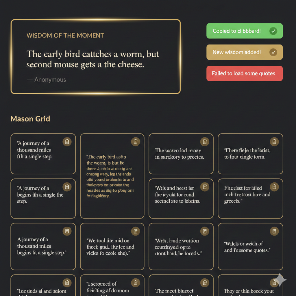 Proverbs app screenshot